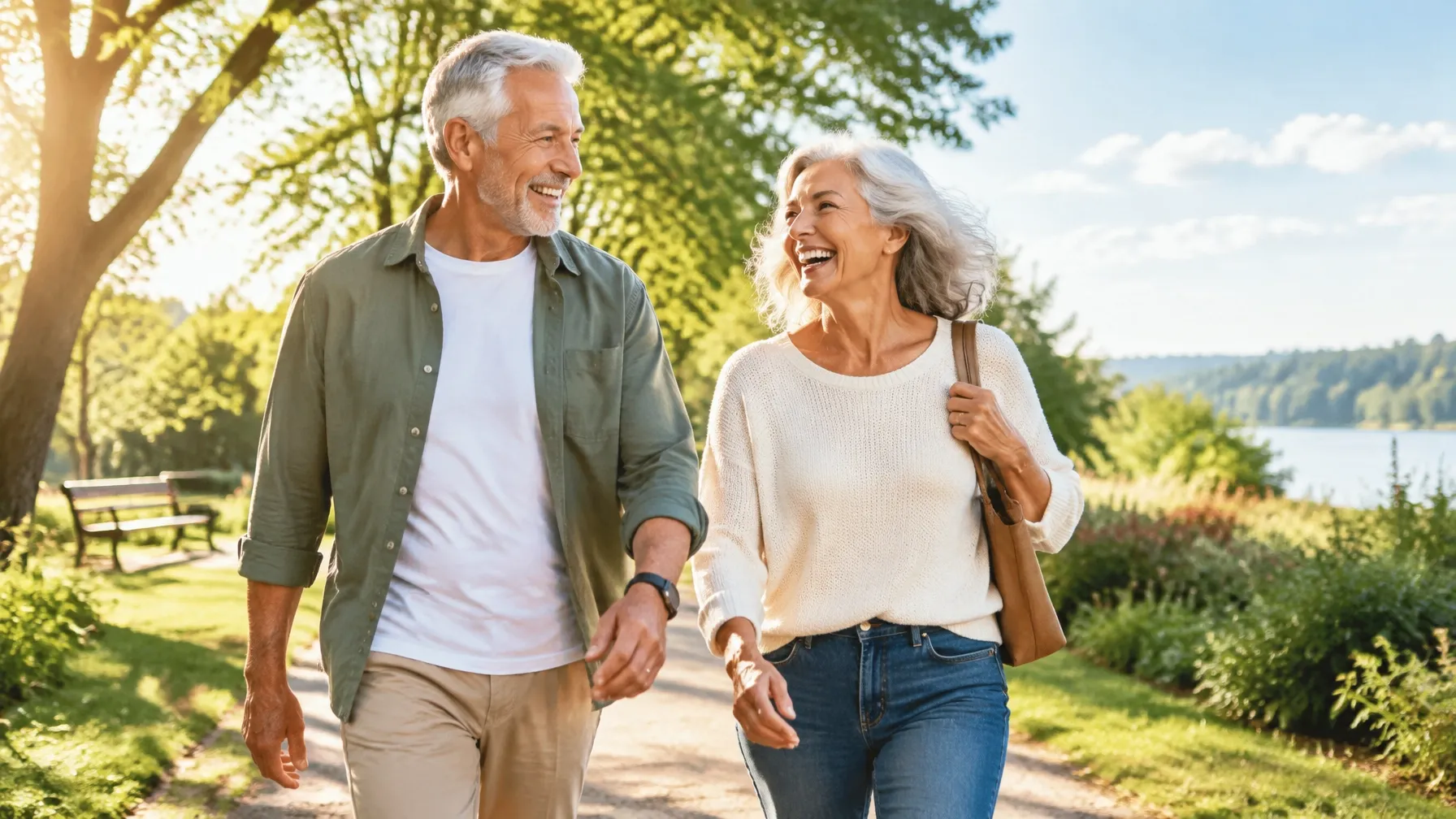 Older friends staying connected in retirement.